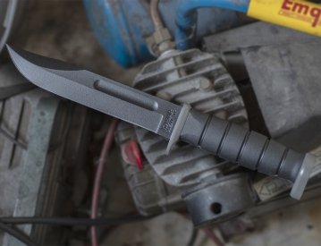 1292 D2 Extreme Straight Edge Knife Outdoors