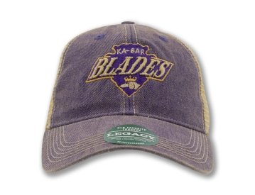 KA-BAR Blades Purple Hat from Front
