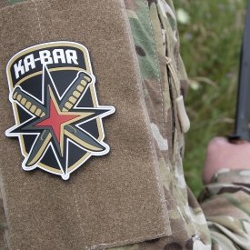 KA-BAR Squadron Patch on Uniform